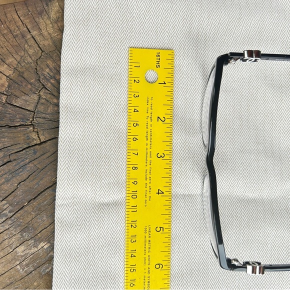 CHANEL Black CC Eyeglasses with Quilted Case - Picture 7 of 14